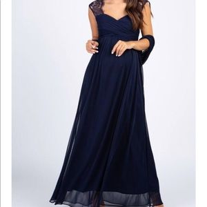 Large maternity formal gown PINKBLUSH